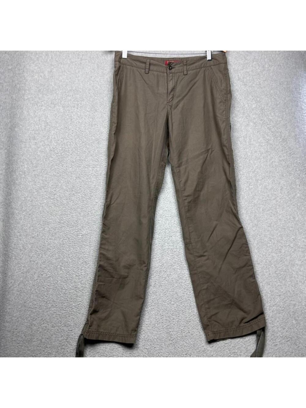 EMS Eastern Mountain Sports Womens 8 Brown Cargo Pants Hiking Gorpcore Utility